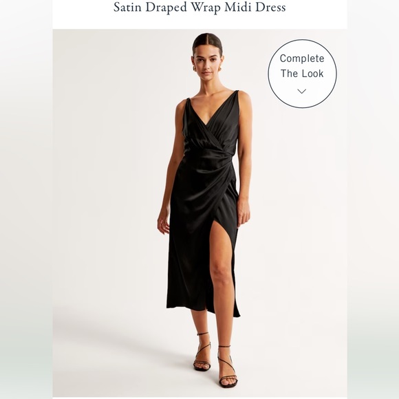 satin draped wrap midi dress Max Mara Grey Satin Draped Wrap Midi Dress L Max Mara